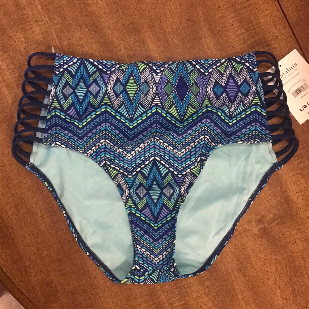 - Catalina bathing suit bottoms. Size large.